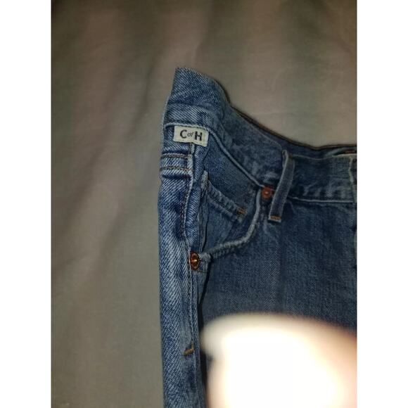 New Citizens Of Humanity‎ Shorts Womens 27 Blue Frayed Hem Danielle Cut Off NWOT - Picture 8 of 11